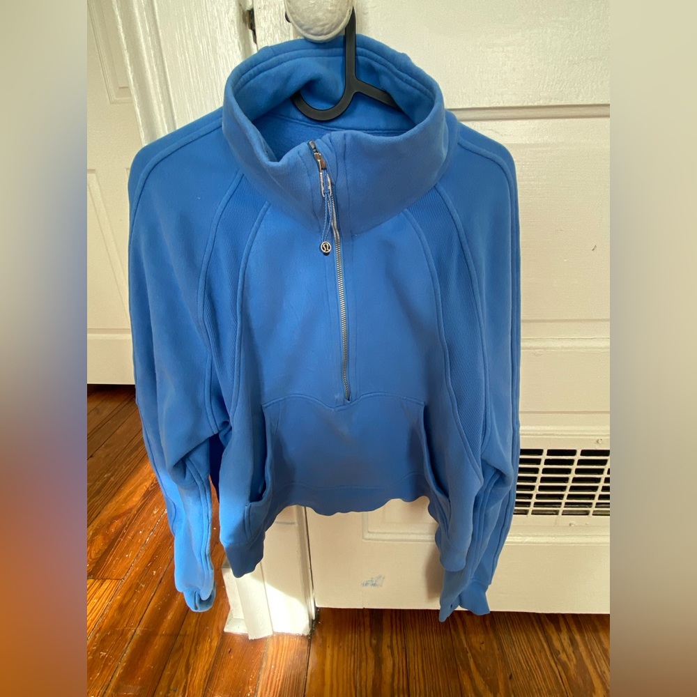 SCUBA oversized funnel neck half zip